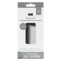 Pack de 3 Films de protection WE APPLE iPhone 13/13 Pro