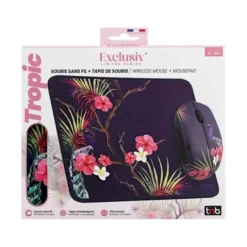 Pack tapis + souris design TNB TROPIC - COLLECTION EXCLUSIV’