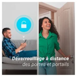 Pack Visiophone connecté EZVIZ FHD HP5 avec écran tactile + 4 badges