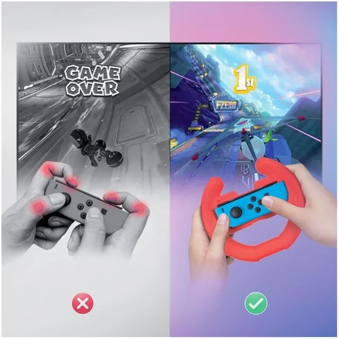 Pack volant de course ONIVERSE avec 2 supports manette