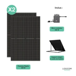 Panneau Solaire LOGICOM Kit 2x200W Plug&Play