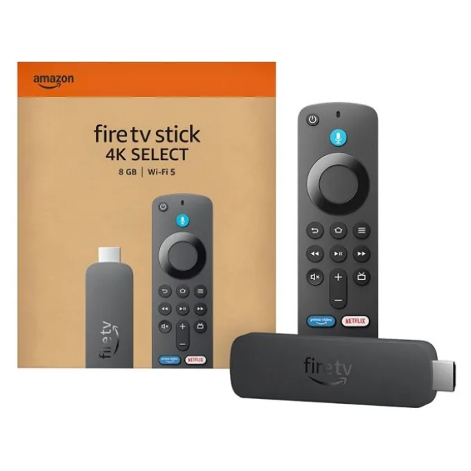 Passerelle Multimédia FIRE STICK TV AMAZON 4K SELECT 2025 avec télécommande