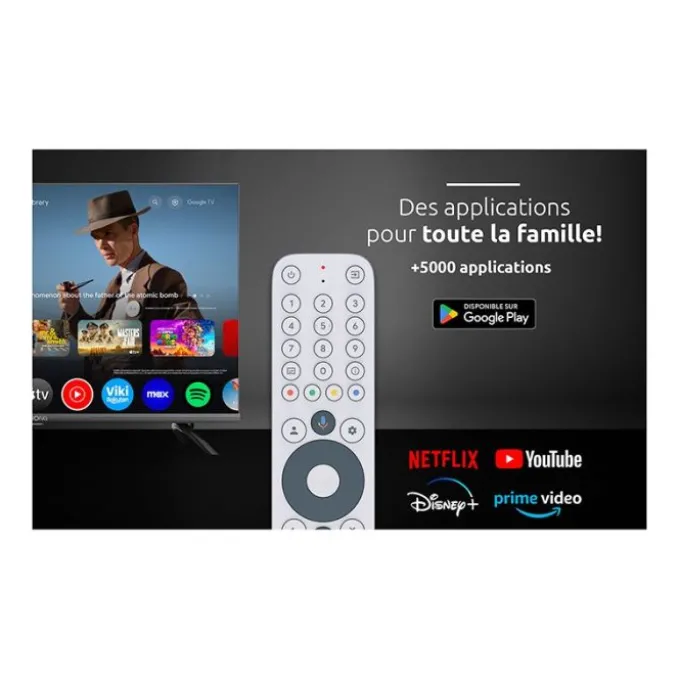 Passerelle Multimédia STRONG LEAP S3+ V2 Google TV box UHD 4K
