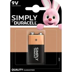 Pile DURACELL Simply 9V X1 - 6LR61