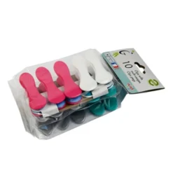 Pinces à linge clips X10 antiglissants
