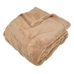 Plaid microfibre jacquard 130x170cm
