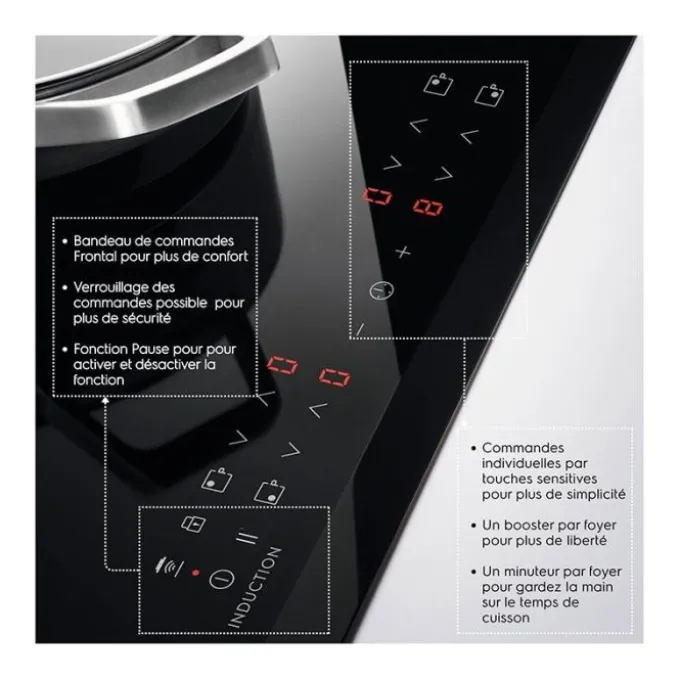 Plaque de cuisson induction ELECTROLUX LIT6043