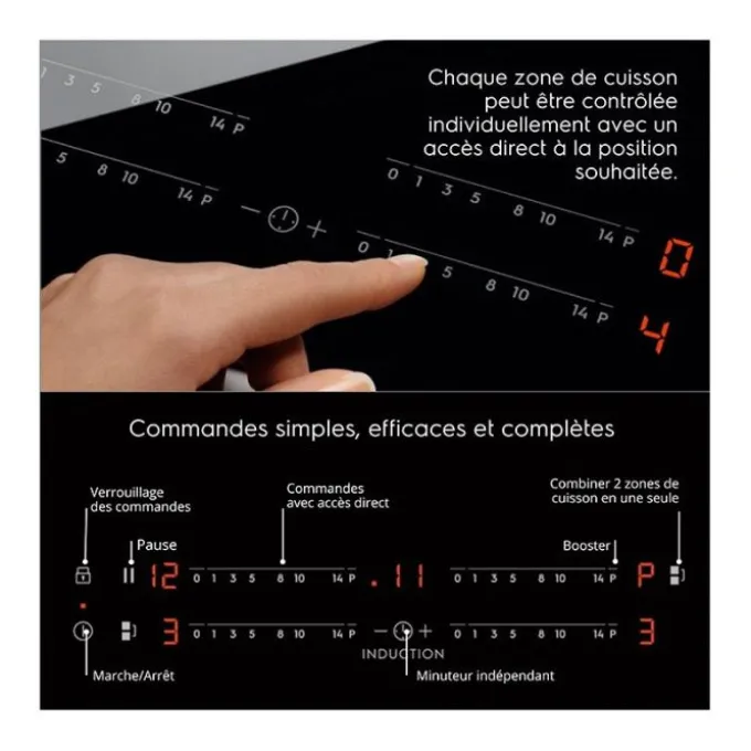 Plaque de cuisson induction ELECTROLUX CIV644