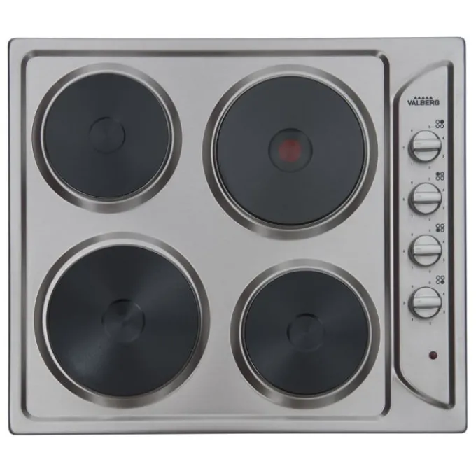 Plaque de cuisson électrique VALBERG TE 4 X EUT inox