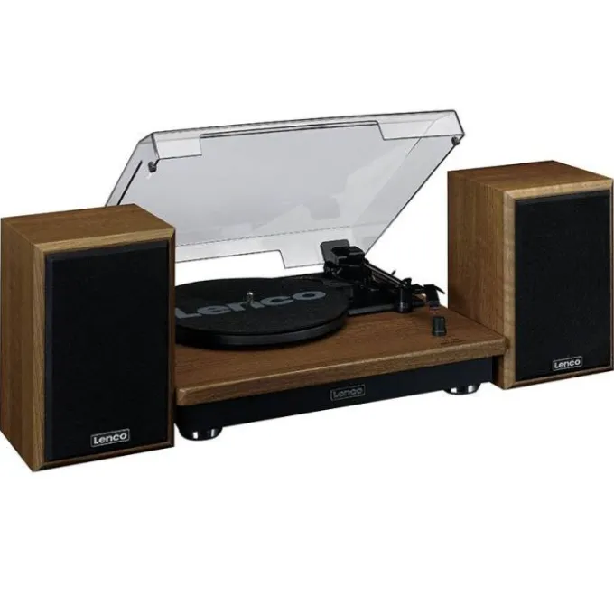 Platine vinyle LENCO LS-100WD avec haut-parleurs