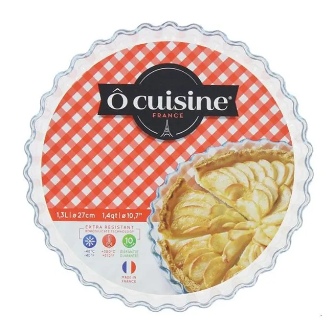 Plat à tarte verre O'cuisine 27cm