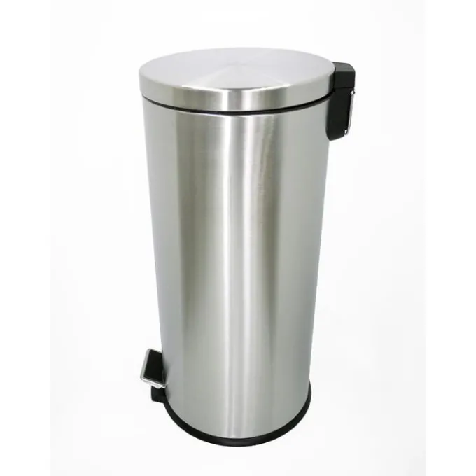 Poubelle ELECTRO DÉPÔT en inox avec fermeture douce 30 L