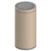 Poubelle sensor 40L métal argenté