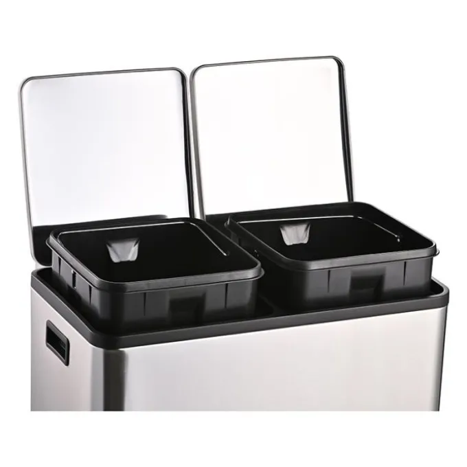 Poubelle VALBERG inox 2x30L
