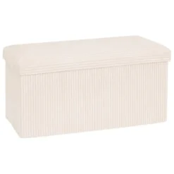 Pouf double pliable 76x38x38cm velours