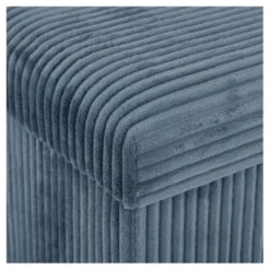 Pouf double pliable 76x38x38cm velours