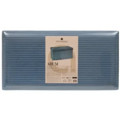 Pouf double pliable 76x38x38cm velours