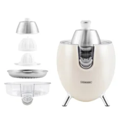 Presse-agrumes KITCHENCOOK PRESSPOD crème électrique
