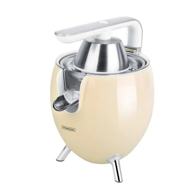 Presse-agrumes KITCHENCOOK PRESSPOD crème électrique
