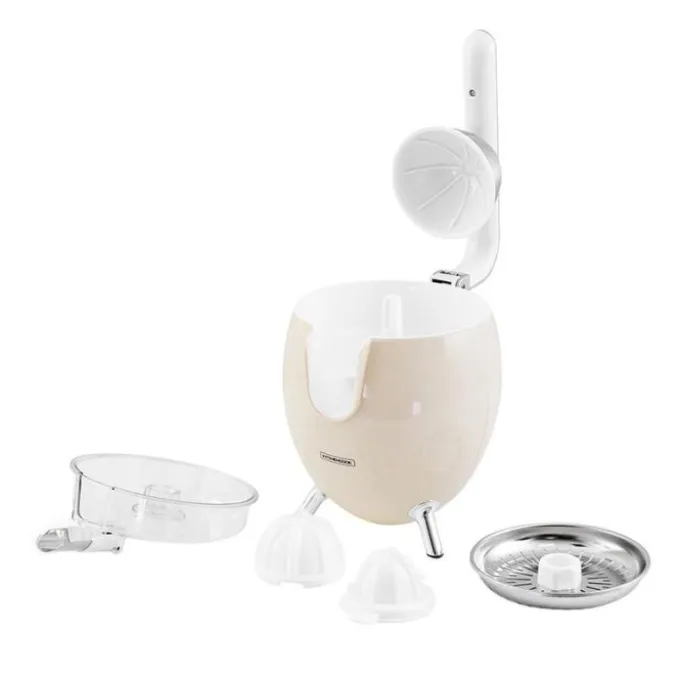Presse-agrumes KITCHENCOOK PRESSPOD crème électrique