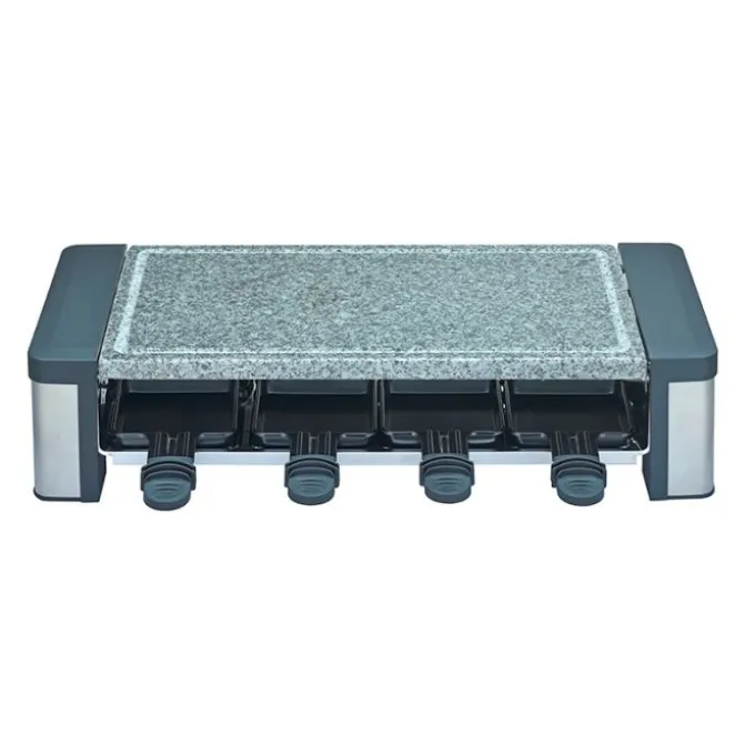 Raclette & grill/pierre COSYLIFE 8 personnes CL-R8PSSDCS