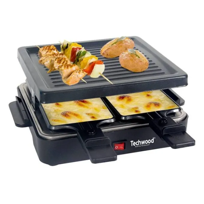 Raclette TECHWOOD 4 personnes + grill TRA-46