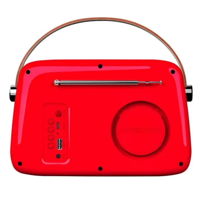 Radio LEDWOOD ALMA Vintage Noire