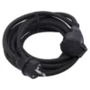 Rallonge CHACON 16A 5m Noire