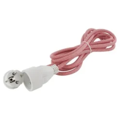 Rallonge CHACON 16A 3m textile Rouge et blanche