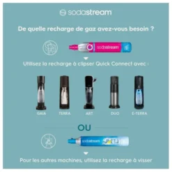 Recharge SODASTREAM CO2 CQC Rose pour échange