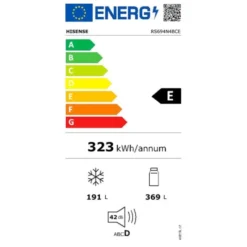 Réfrigérateur américain HISENSE RS694N4BCE