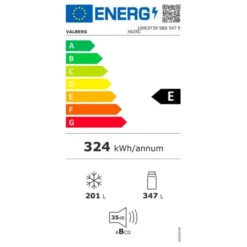 Réfrigérateur américain VALBERG SBS 548 E X625C