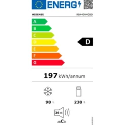 Réfrigérateur combiné HISENSE RB440N4GBD