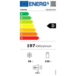 Réfrigérateur combiné HISENSE RB440N4GWD