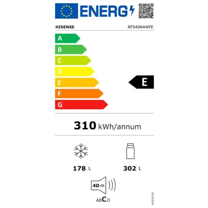 Réfrigérateur 4 portes HISENSE RF540N4WFE