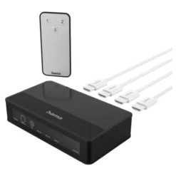 Répartiteur HAMA HDMI 4K 3 entrées / 1 sortie