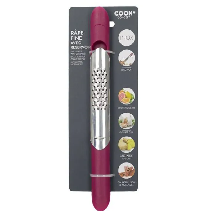 Râpe fine zesteur avec réservoir