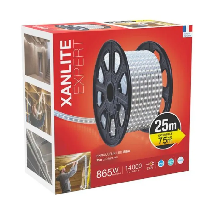 Ruban LED XANLITE pour chantier 25M