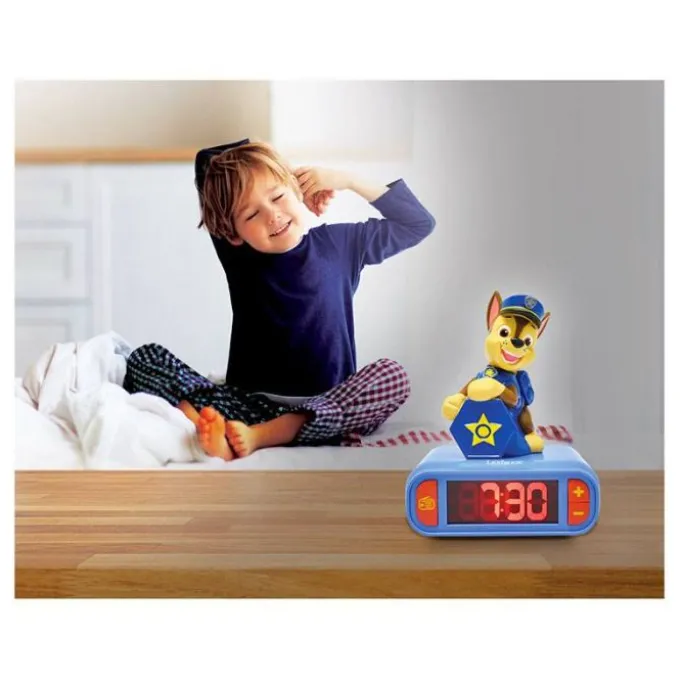 Réveil enfant LEXIBOOK Veilleuse Chase