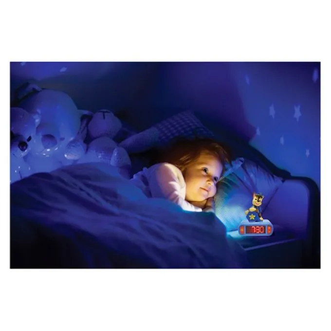 Réveil enfant LEXIBOOK Veilleuse Chase
