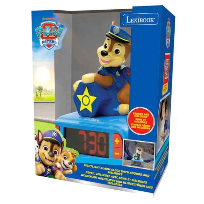 Réveil enfant LEXIBOOK Veilleuse Chase