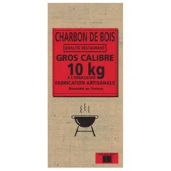 Sac de charbon 10 kg qualité restaurant