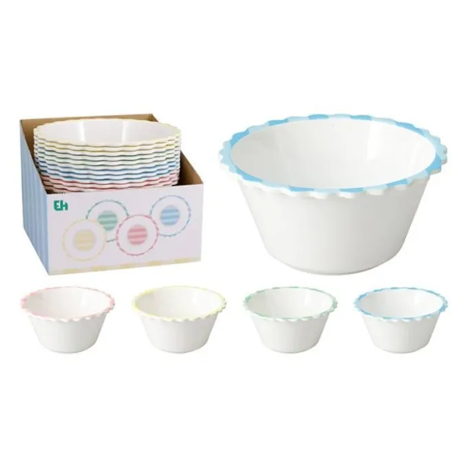 Saladier mélamine festonné diamètre 25cm