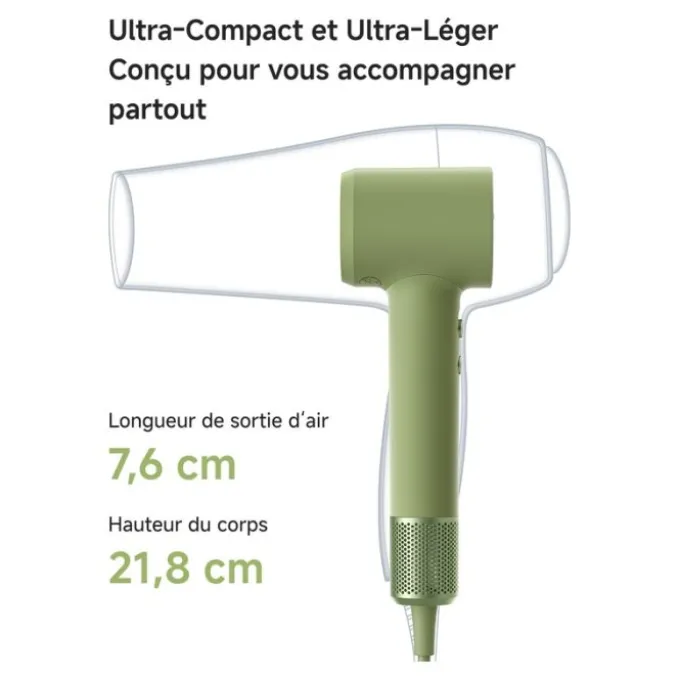 Sèche-cheveux LAIFEN Mini - Jungle Green
