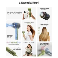 Sèche-cheveux LAIFEN Mini - Jungle Green