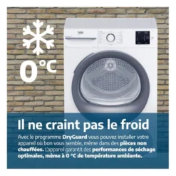 Sèche-linge pompe à chaleur BEKO D3H19302W