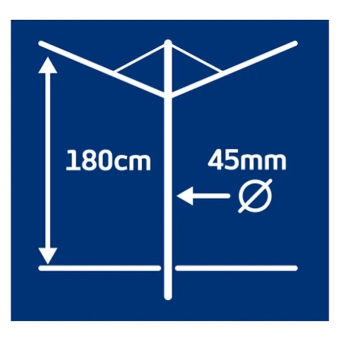 Séchoir parapluie LEIFHEIT LINOPUSH 500
