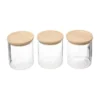Set de 3 bocaux verre 350ml