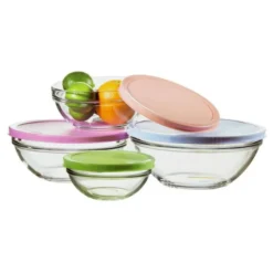 Set de 4 saladiers en verre