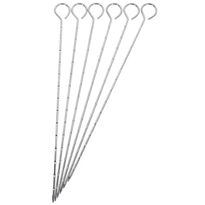 SET 6 PICS 27cm pour barbecue